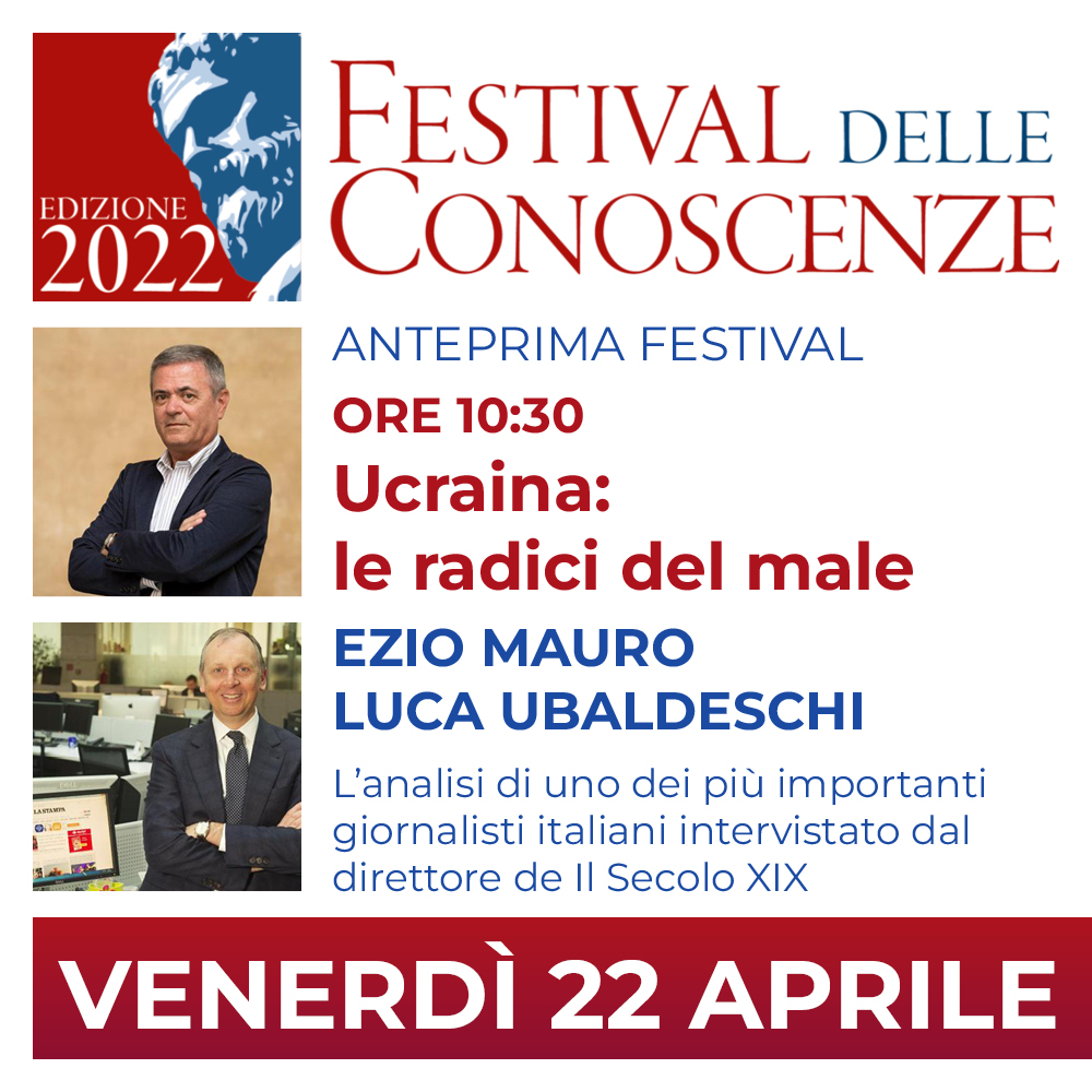 Festival delle Conoscenze - 22 aprile 