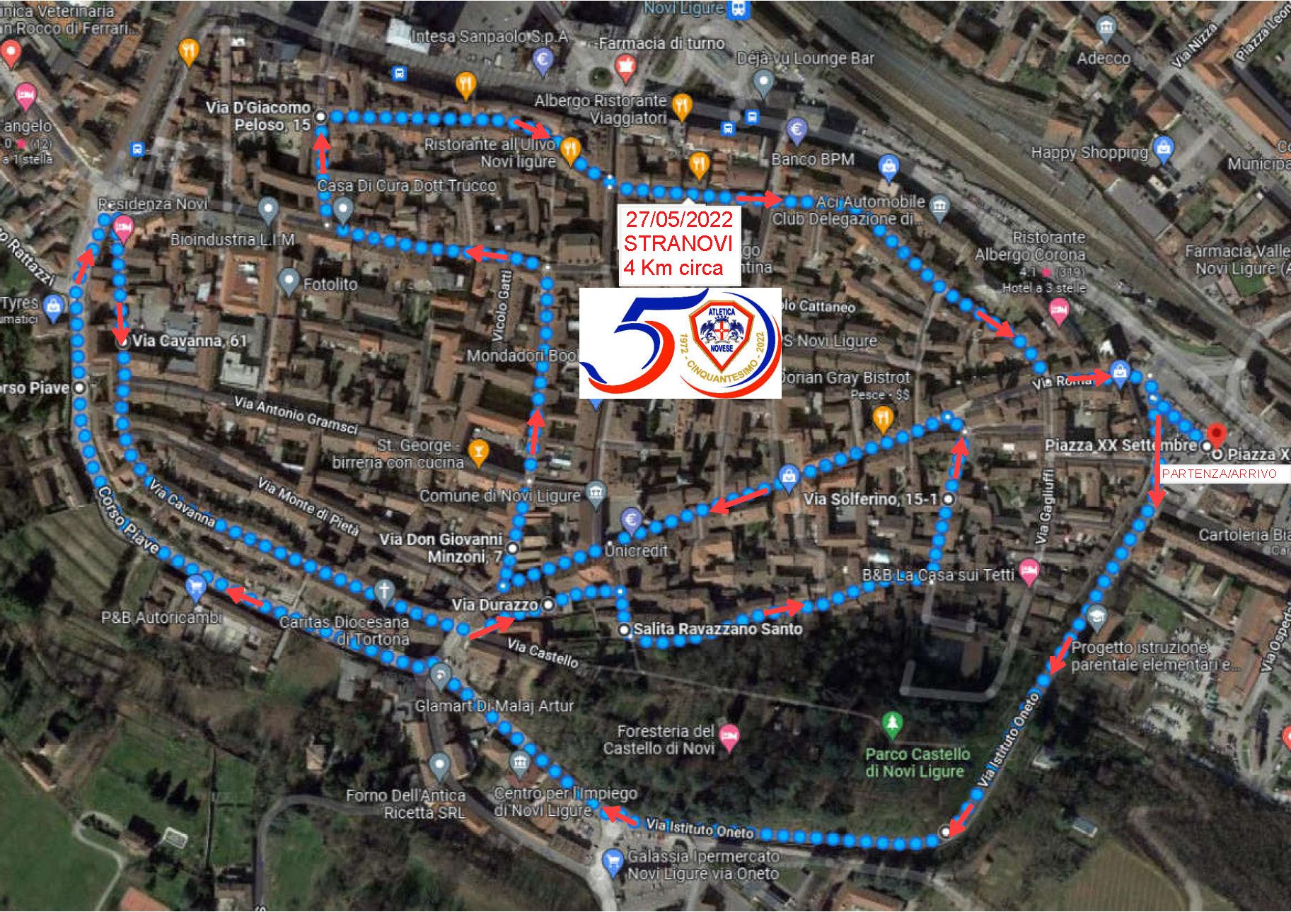percorso Stranovi 2022 