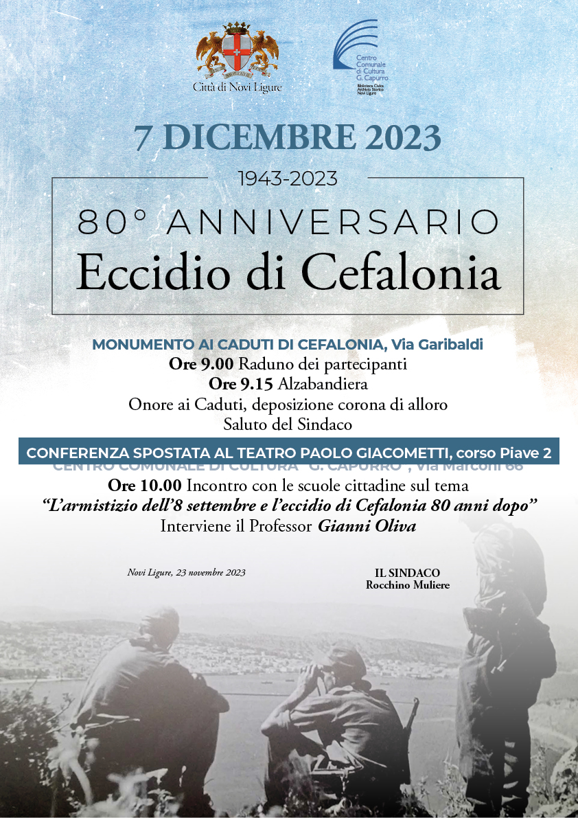 80° anniversario Eccidio di Cefalonia