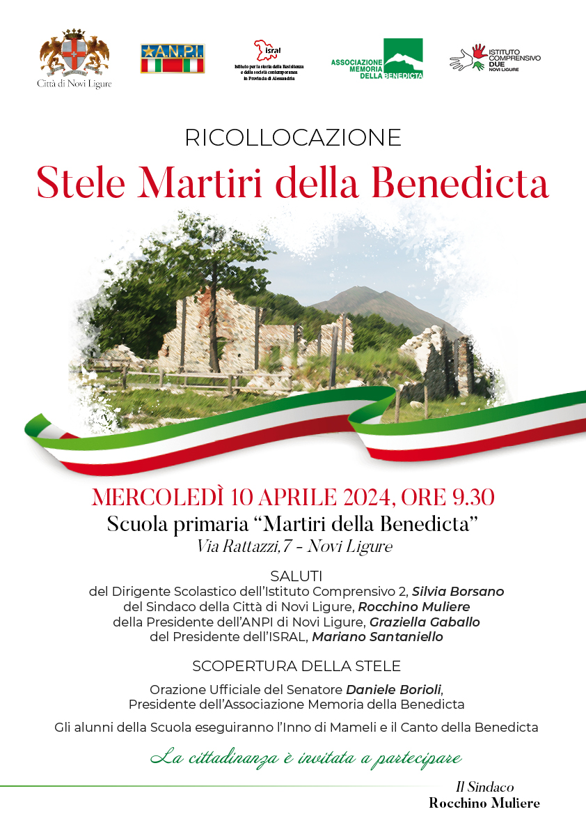 Ricollocazione stele Martiri della Benedicta