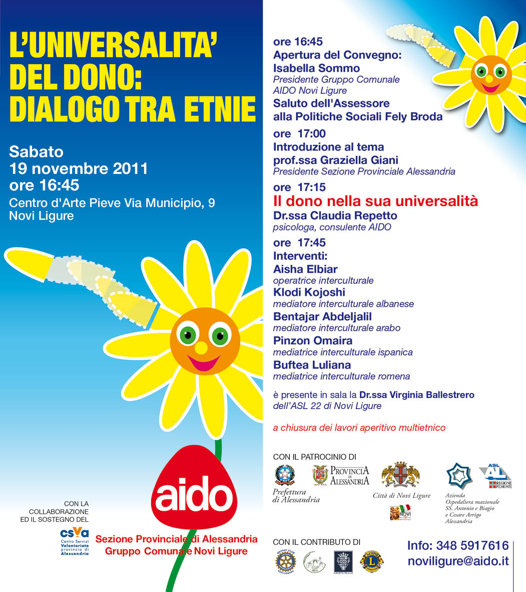 L'universalità del dono: dialogo tra etnie L'universalità del dono: dialogo tra etnie