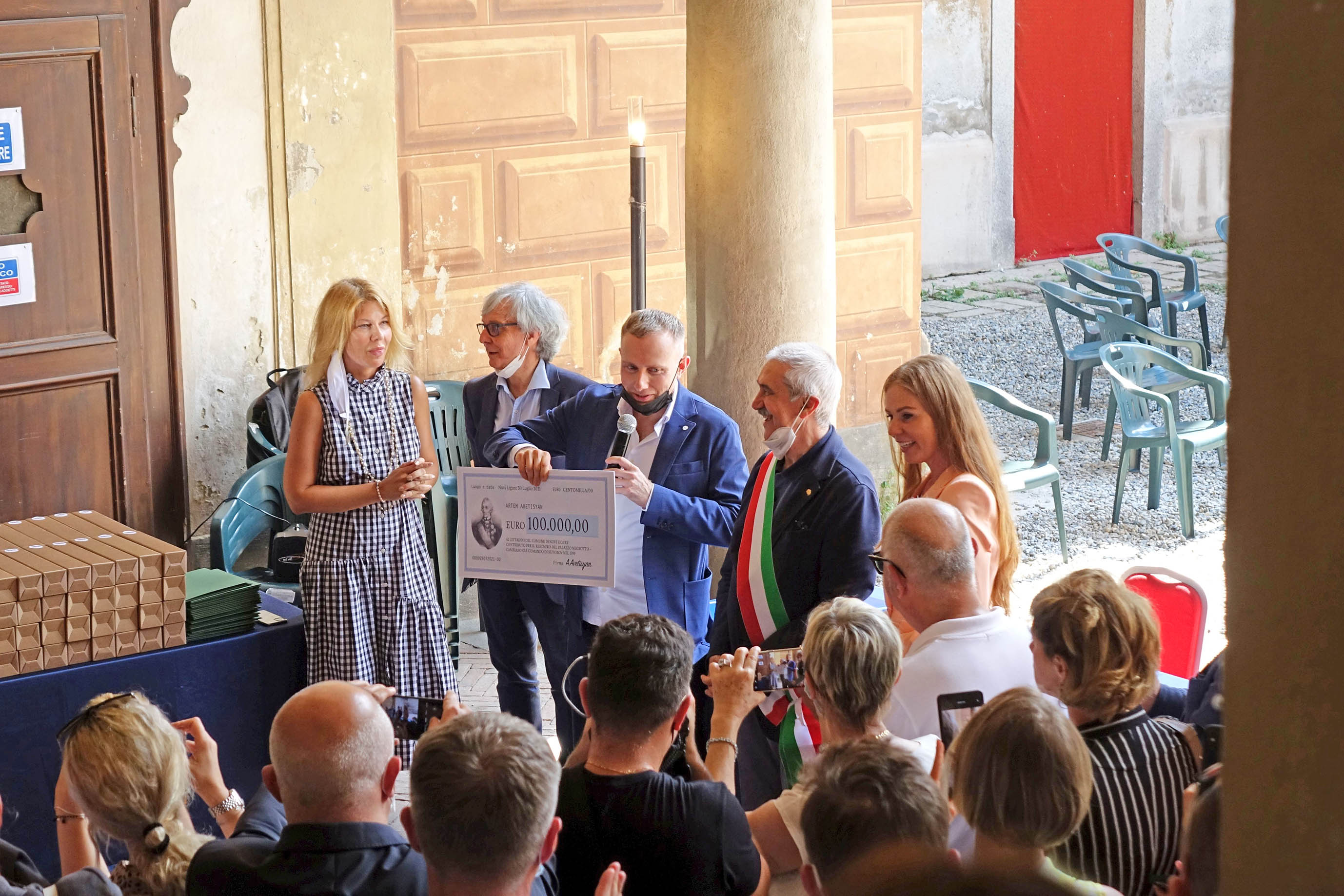 Delegazione russa in città
