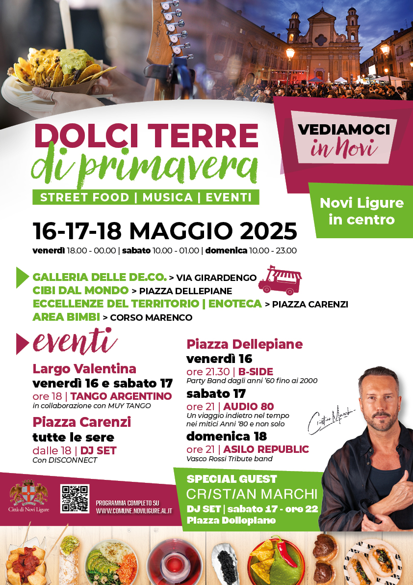 Vediamoci in Novi, torna Dolci Terre di Primavera