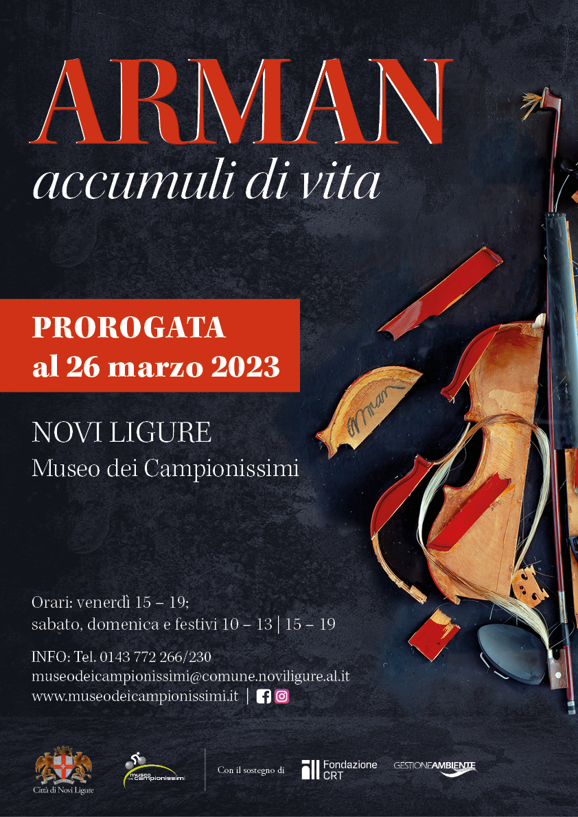 Mostra di Arman al Museo dei Campionissimi