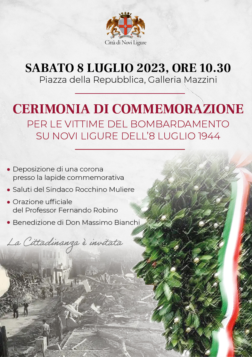 Commemorazione bombardamento di Novi Ligure