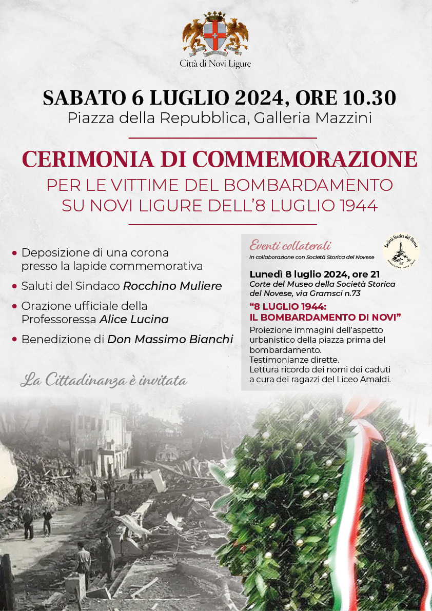 Commemorazione bombardamento di Novi Ligure