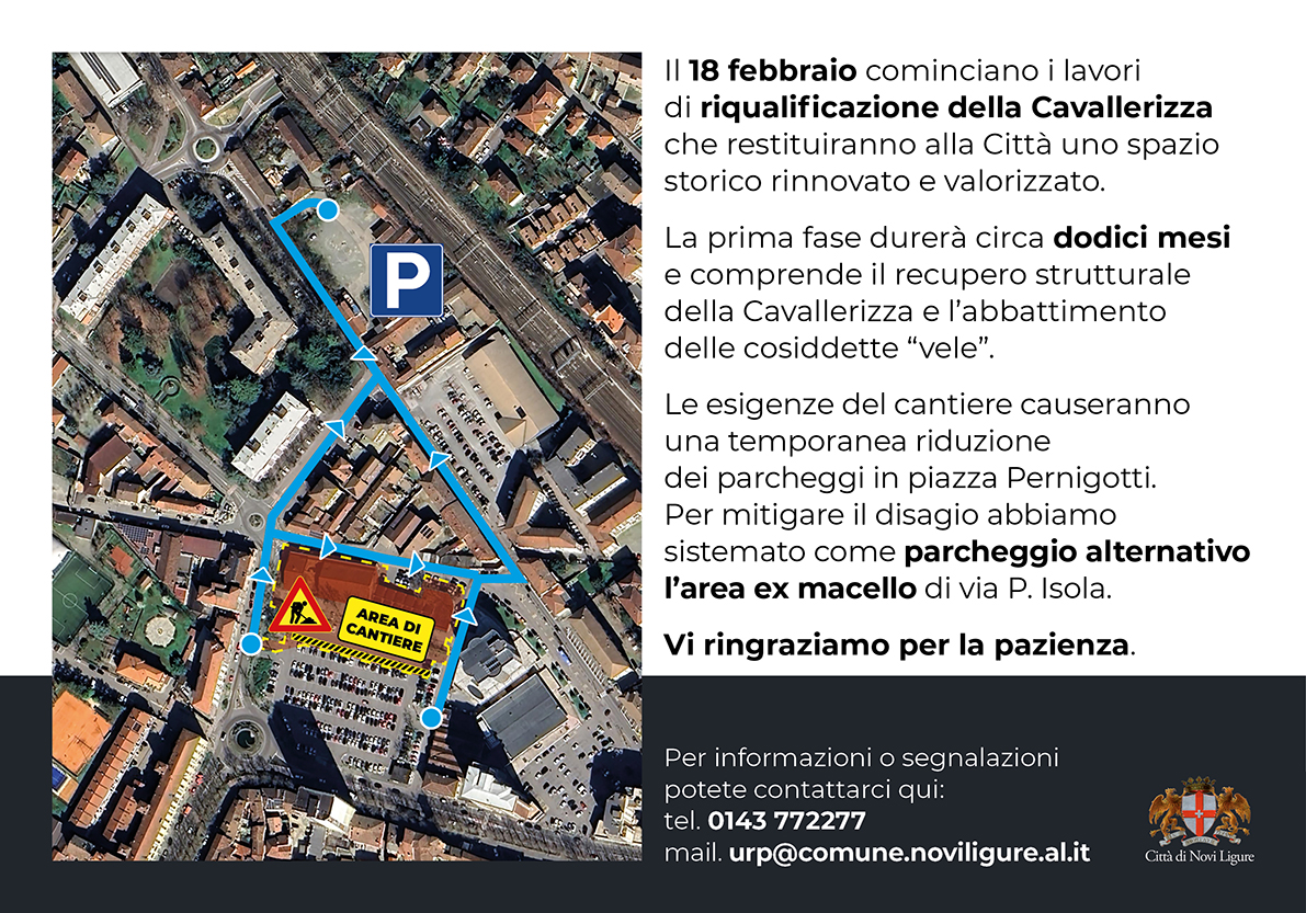 Al via i lavori per la riqualificazione della Cavallerizza