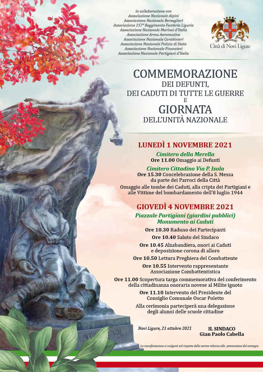 Celebrazioni 1° e 4 novembre