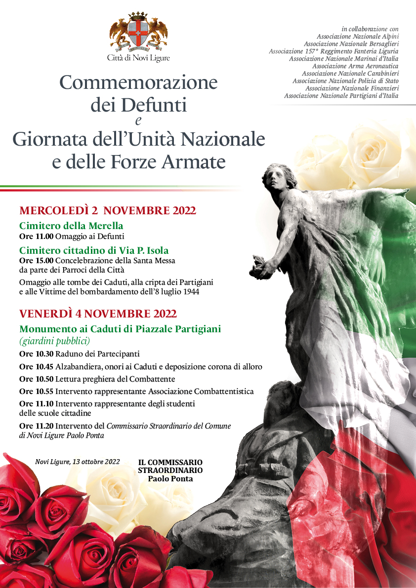 Celebrazioni 2 e 4 novembre
