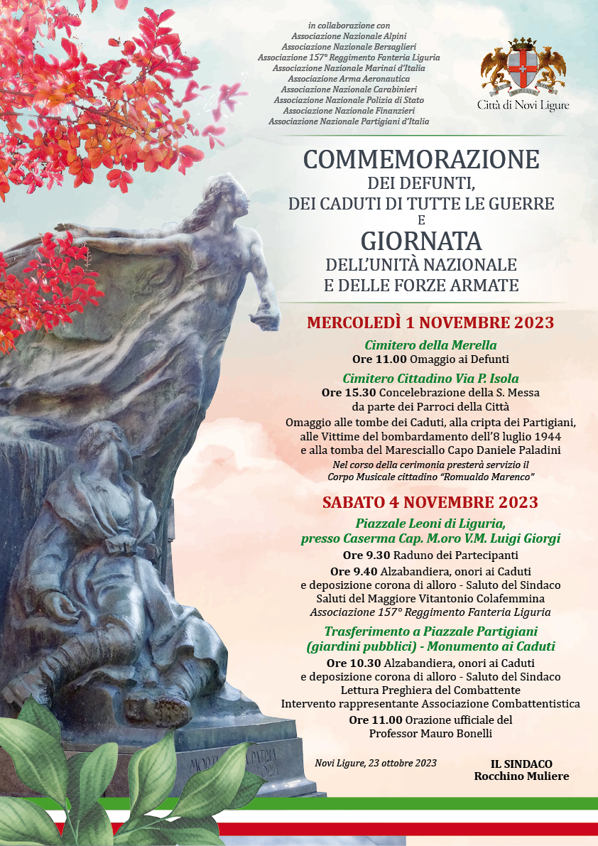 Celebrazioni 1° e 4 novembre