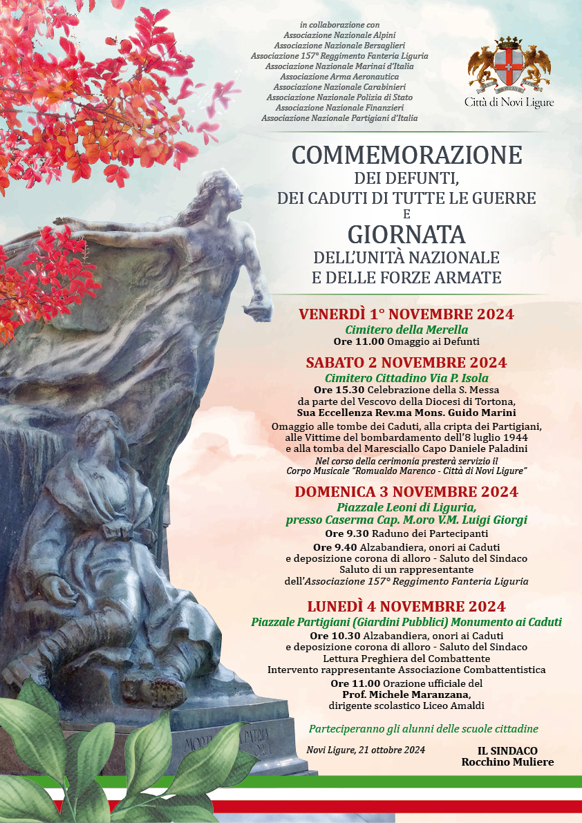 Celebrazioni 1° e 4 novembre