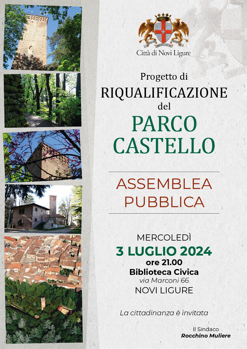 Parco Castello, il 3 luglio l'assemblea pubblica