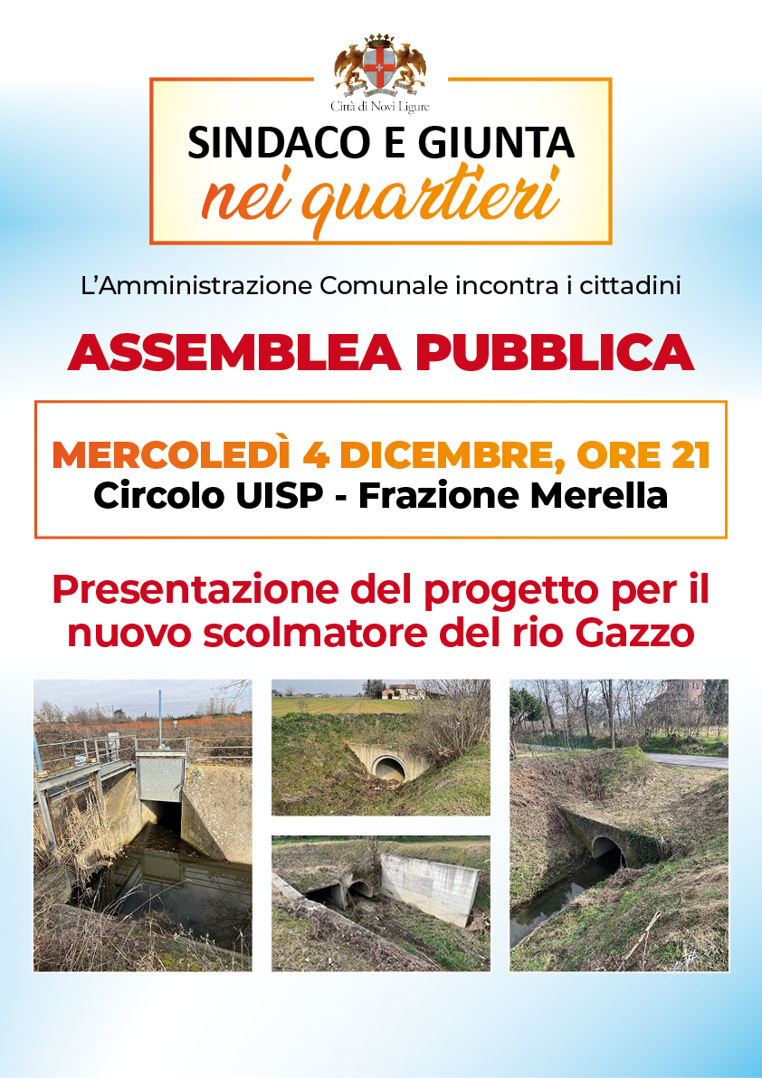 Nuovo scolmatore, presentazione del progetto Nuovo scolmatore, presentazione del progetto