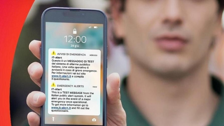 IT-alert, domani il test in Piemonte