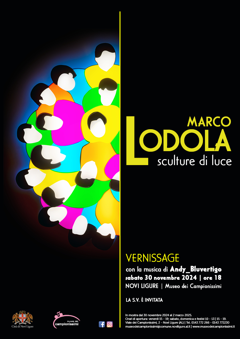 Le sculture di luce di Marco Lodola al Museo dei Campionissimi