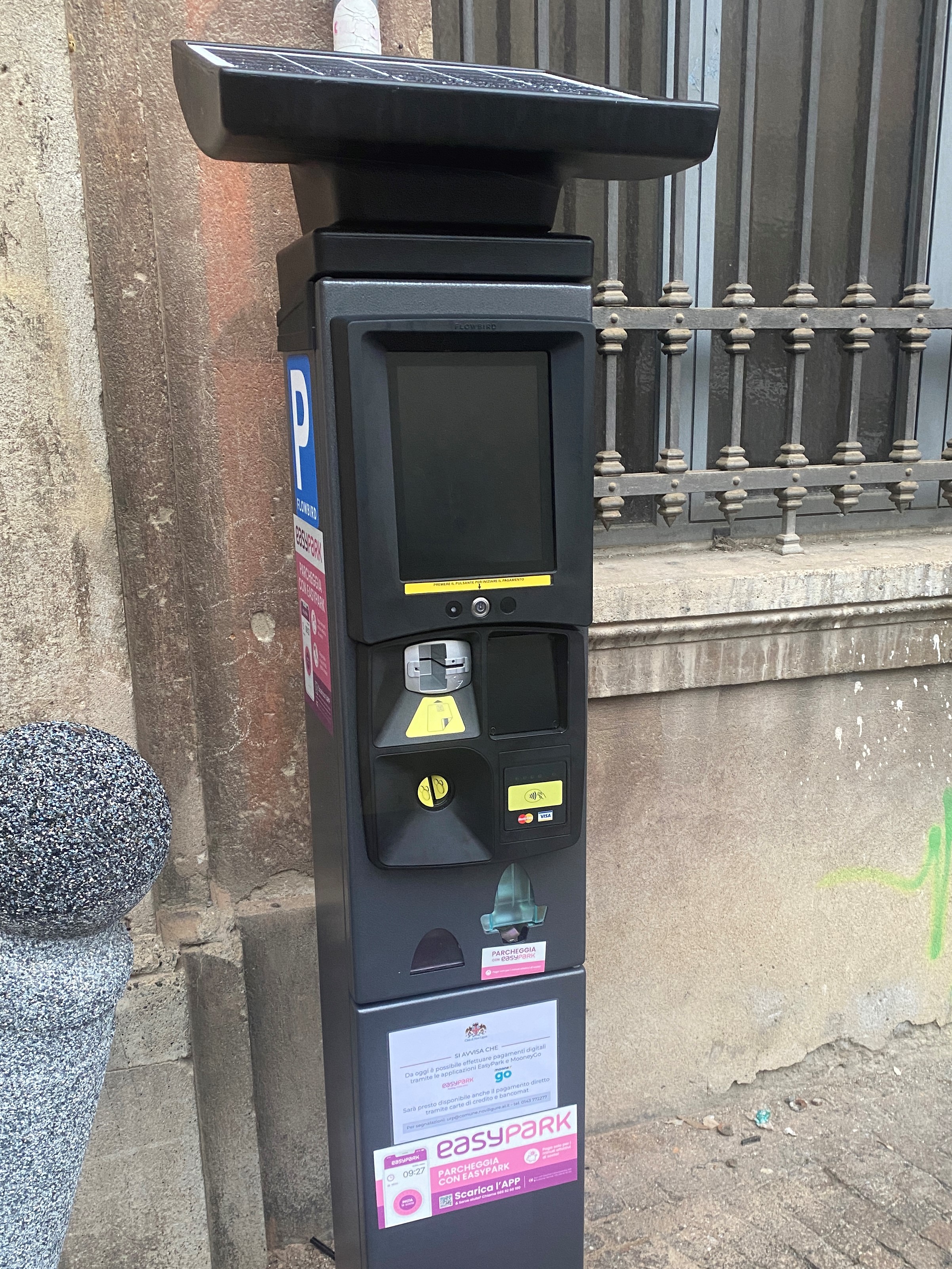 Nuovi parchimetri per pagamenti elettronici