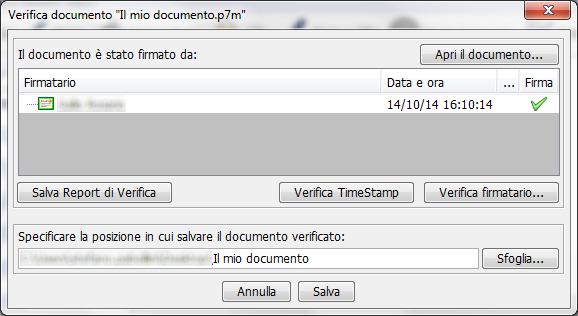 controllo firma