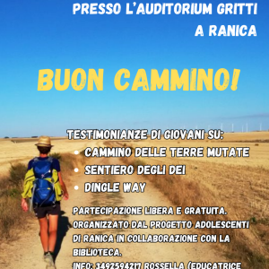 BUON CAMMINO! presso l'Auditorium Gritti 