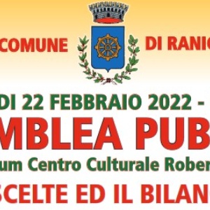 ASSEMBLEA PUBBLICA SUI CONTENUTI DEL BILANCIO DI PREVISIONE - Martedì 22 febbraio, ore 20.30 presso l'Auditorium comunale Roberto Gritti  Sarà consentito l'accesso fino a un massimo di 90 persone