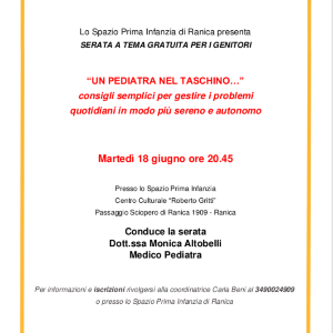 “UN PEDIATRA NEL TASCHINO...”