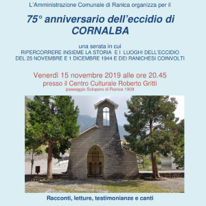 75° Anniversario dell'eccidio di Cornalba